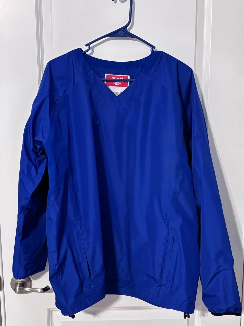Royal Blue Lightweight athletic Pullover “coaches jacket”